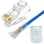 Sapphire Rj45 pass through connectors 10pcs