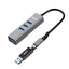 USB TYPE- C/ USB 3.0 TO 4 PORT USB 3.0 HUB