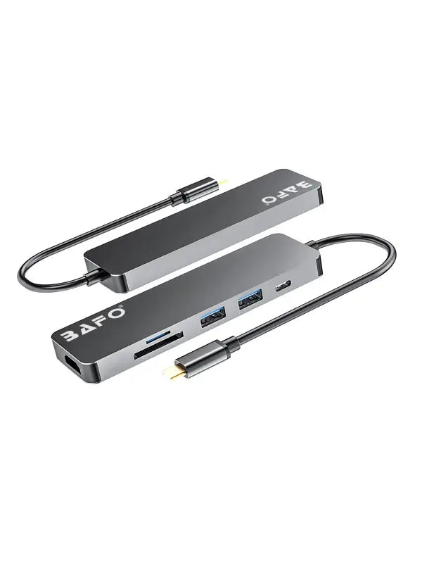 Type-C to 2*USB3.0+RJ45 (1000M)+HDMI+PD docking