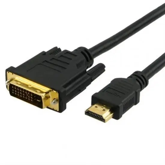 HDMI to DVI 18+1 MALE 1.5 MTRS WITH FERRITE CORE Main image