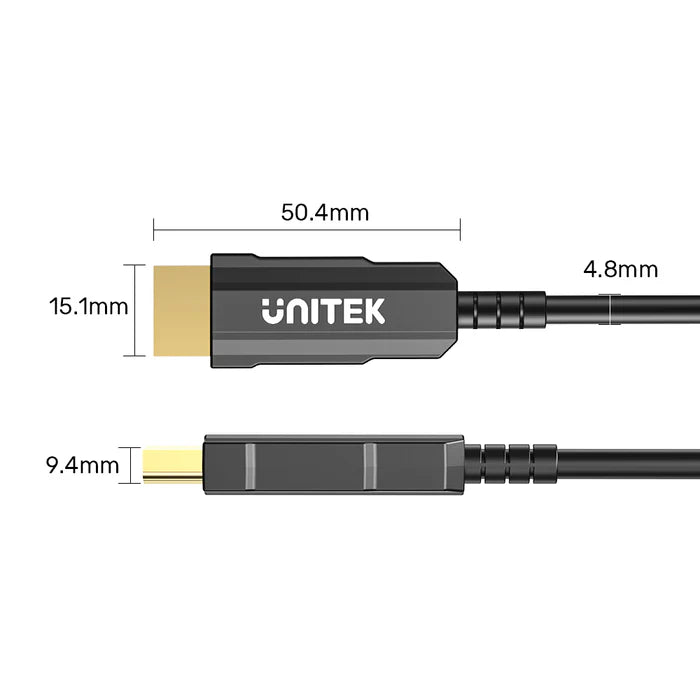 Unitek HDMI Fiber Optic Cable 50m Secondary image