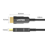 Unitek HDMI Fiber Optic Cable 50m