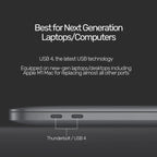 Unitek USB 4 100W PD Fast Charging Cable with 8K@60Hz and 40Gbps