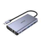 UNITEK USB-C Dual Display Hub with USB 5Gbps and PD 100W Charging