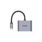 UNITEK 4-in-1 USB-C Hub with MST Dual Display and PD 100W