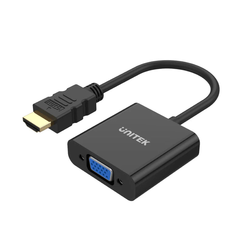 Unitek HDMI to VGA Adapter with 3.5mm for Stereo Audio Main image
