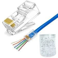 Sapphire Rj45 pass through connectors 10pcs
