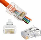 Sapphire Rj45 pass through connectors 10pcs
