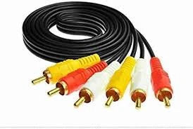 Sapphire 3RCA male to 3RCA male cable 1.5mtr Main image