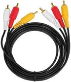 Sapphire 3RCA male to 3RCA male cable 3mtr