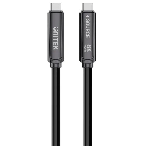 Unitek C14178A-15M 8K Fiber Optic Full-Featured USB-C Cable - 15m
