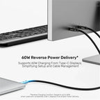 Unitek C14178A-5M 8K Fiber Optic Full-Featured USB-C Cable - 5m