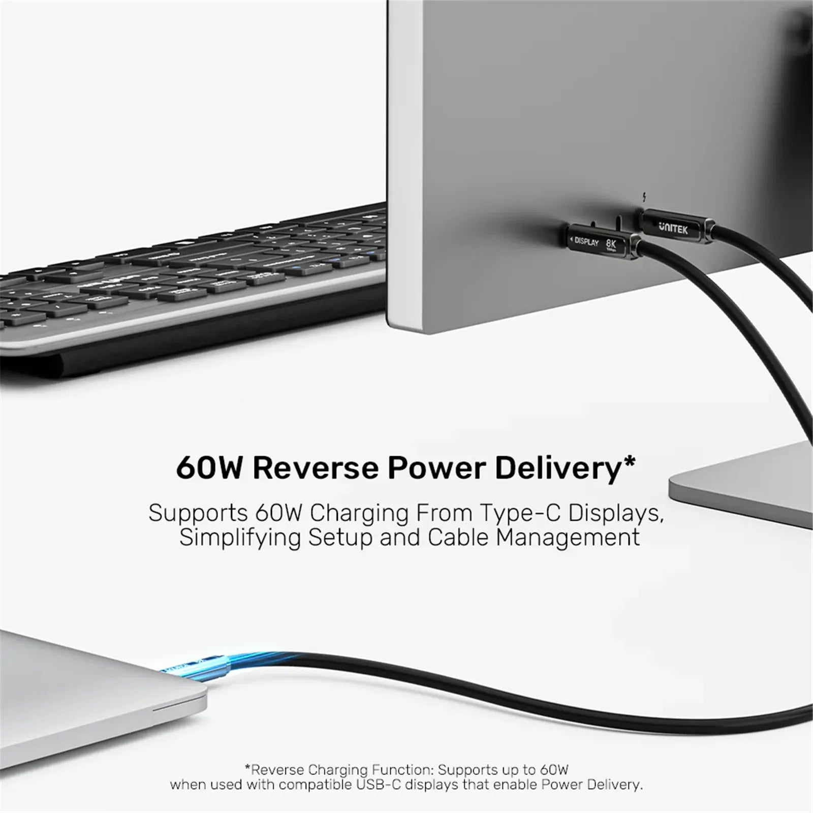 Unitek C14178A-5M 8K Fiber Optic Full-Featured USB-C Cable - 5m