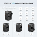 Unitek 20W Universal Travel Adapter