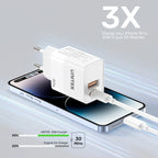Unitek 20W Dual port wall charger