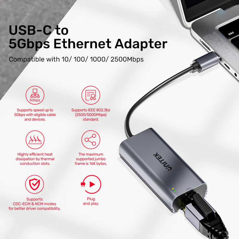 USB-C to 5Gbps Ethernet Adapter Secondary image