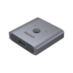 UNITEK 4K Aluminium HDMI 2.0 Switch 2-To-1 Bi-Directional