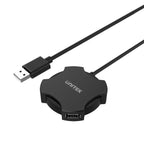 Unitek USB 2.0v 4port USB hub with 1.2mtr cable