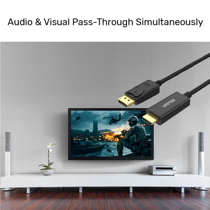 Unitek DisplayPort to HDMI 1080P cable