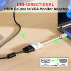 Unitek HDMI to VGA Adapter without Audio