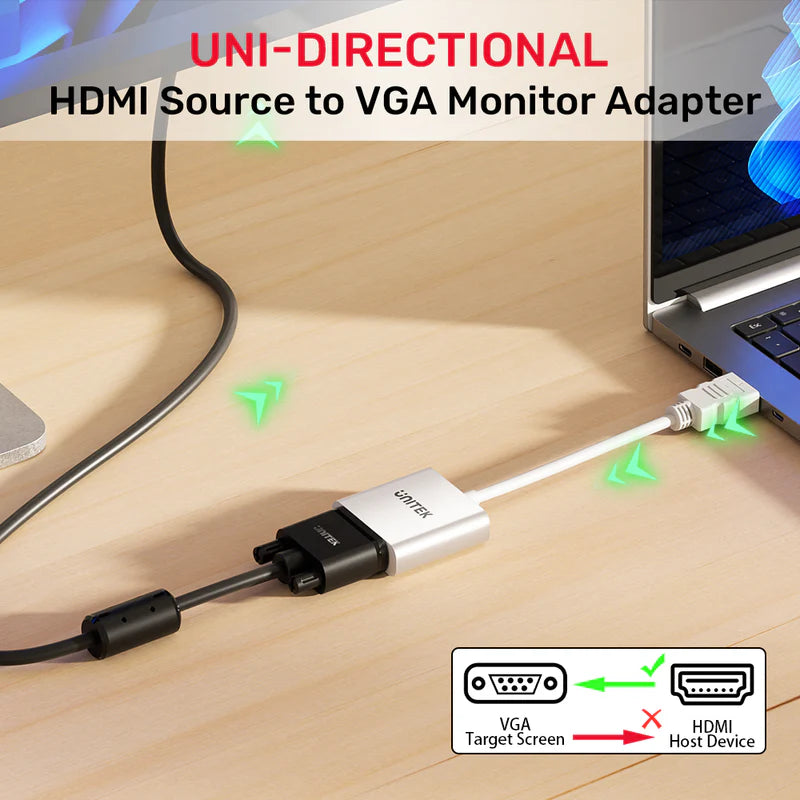Unitek HDMI to VGA Adapter without Audio