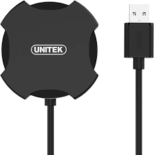 Unitek USB 2.0v 4port USB hub with 1.2mtr cable Secondary image