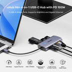 Unitek 6-in-1 USB-C Hub with PD 100W